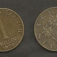 Münze Österreich: 1 Schilling 1970