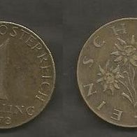 Münze Österreich: 1 Schilling 1973