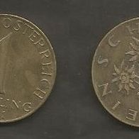 Münze Österreich: 1 Schilling 1981