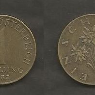 Münze Österreich: 1 Schilling 1983