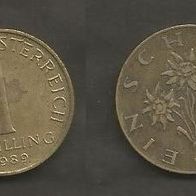 Münze Österreich: 1 Schilling 1989