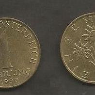 Münze Österreich: 1 Schilling 1990