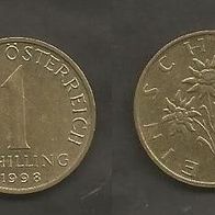 Münze Österreich: 1 Schilling 1998