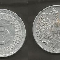 Münze Österreich: 5 Schilling 1952