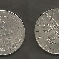 Münze Österreich: 5 Schilling 1971