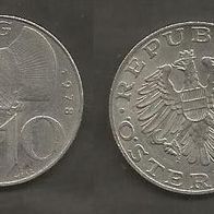 Münze Österreich: 10 Schilling 1978