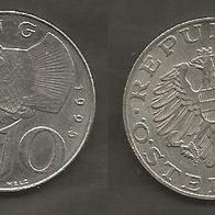 Münze Österreich: 10 Schilling 1995