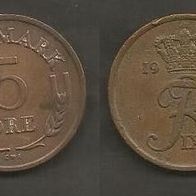 Münze Dänemark: 5 Öre 1964