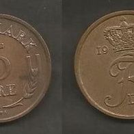 Münze Dänemark: 5 Öre 1972