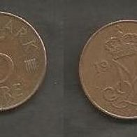 Münze Dänemark: 5 Öre 1975