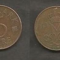 Münze Dänemark: 5 Öre 1977