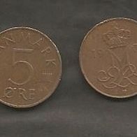 Münze Dänemark: 5 Öre 1978