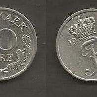 Münze Dänemark: 10 Öre 1962