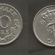 Münze Dänemark: 10 Öre 1967