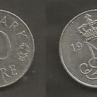 Münze Dänemark: 10 Öre 1976