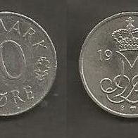 Münze Dänemark: 10 Öre 1980