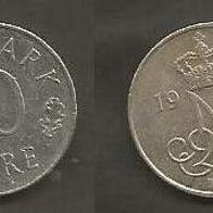 Münze Dänemark: 10 Öre 1981