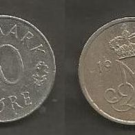 Münze Dänemark: 10 Öre 1982