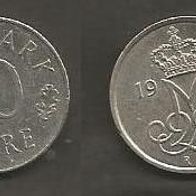 Münze Dänemark: 10 Öre 1983