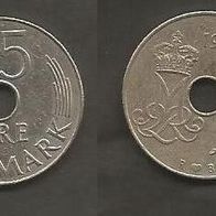 Münze Dänemark: 25 Öre 1983