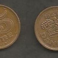 Münze Dänemark: 25 Öre 1990