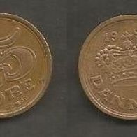 Münze Dänemark: 25 Öre 1994