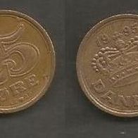 Münze Dänemark: 25 Öre 1995
