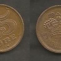 Münze Dänemark: 25 Öre 1998