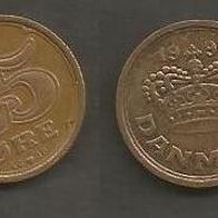 Münze Dänemark: 25 Öre 1999