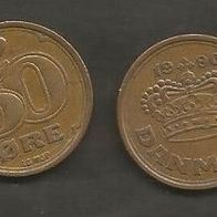 Münze Dänemark: 50 Öre 1990