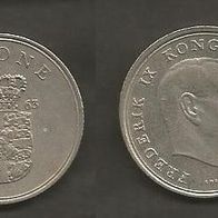 Münze Dänemark: 1 Krone 1963