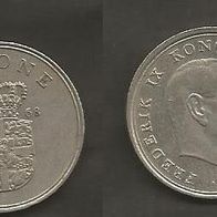Münze Dänemark: 1 Krone 1968