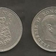 Münze Dänemark: 1 Krone 1971
