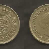 Münze Dänemark: 20 Kronen 1990