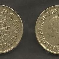 Münze Dänemark: 20 Kronen 1991