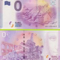 0 Euro Schein Pointe du Raz UECJ 2015-1 selten niedrige Nr 146