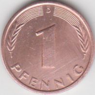 BRD 1 Pfennig 1986 D Bundesrepublik Deutschland aus dem Umlauf