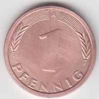 BRD 1 Pfennig 1992 A Bundesrepublik Deutschland aus dem Umlauf