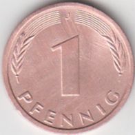 BRD 1 Pfennig 1992 J Bundesrepublik Deutschland aus dem Umlauf