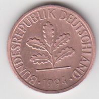 BRD 1 Pfennig 1994 G Bundesrepublik Deutschland aus dem Umlauf