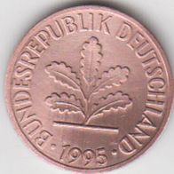 BRD 1 Pfennig 1995 G Bundesrepublik Deutschland aus dem Umlauf