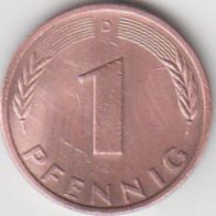 BRD 1 Pfennig 1995 D Bundesrepublik Deutschland aus dem Umlauf