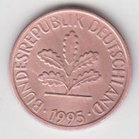 BRD 1 Pfennig 1995 J Bundesrepublik Deutschland aus dem Umlauf