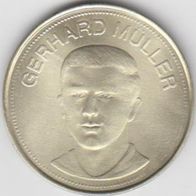 1969 Shell Traum-Elf Gerhard (Gerd) Müller Medaille Münze WM 1970 Mexiko Mexico