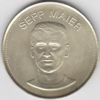 1969 Shell Traum-Elf Sepp Maier Medaille Münze WM 1970 Mexiko Mexico