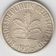 Deutschland BRD 10 Pfennig 1976 F DM Kursmünze aus dem Umlauf