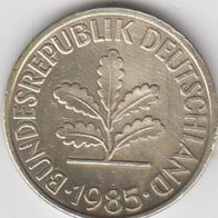 Deutschland BRD 10 Pfennig 1985 J DM Kursmünze aus dem Umlauf