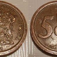 Südafrika 5 Cent 1991 ## F