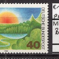 BRD / Bund 1980 Naturschutzgebiete MiNr. 1052 postfrisch