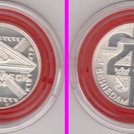 1998 Niederlande Schiedam Windmühlen „De Walvisch“ 2 ½ Euro Probe Silber